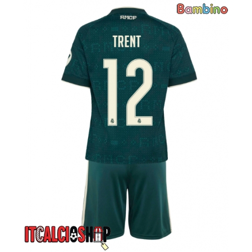 Real Madrid Alexander-Arnold #12 Seconda Maglia Bambino 2026-27 Manica Corta (+ Pantaloni corti)
